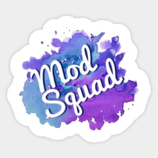 Mod Squad Shirt Sticker